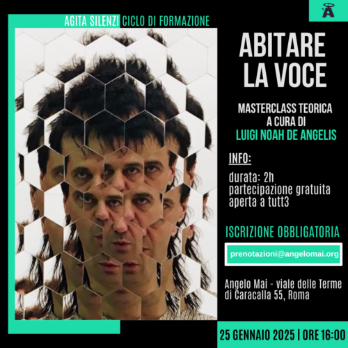 ABITARE LA VOCE | masterclass di Luigi Noah De Angelis